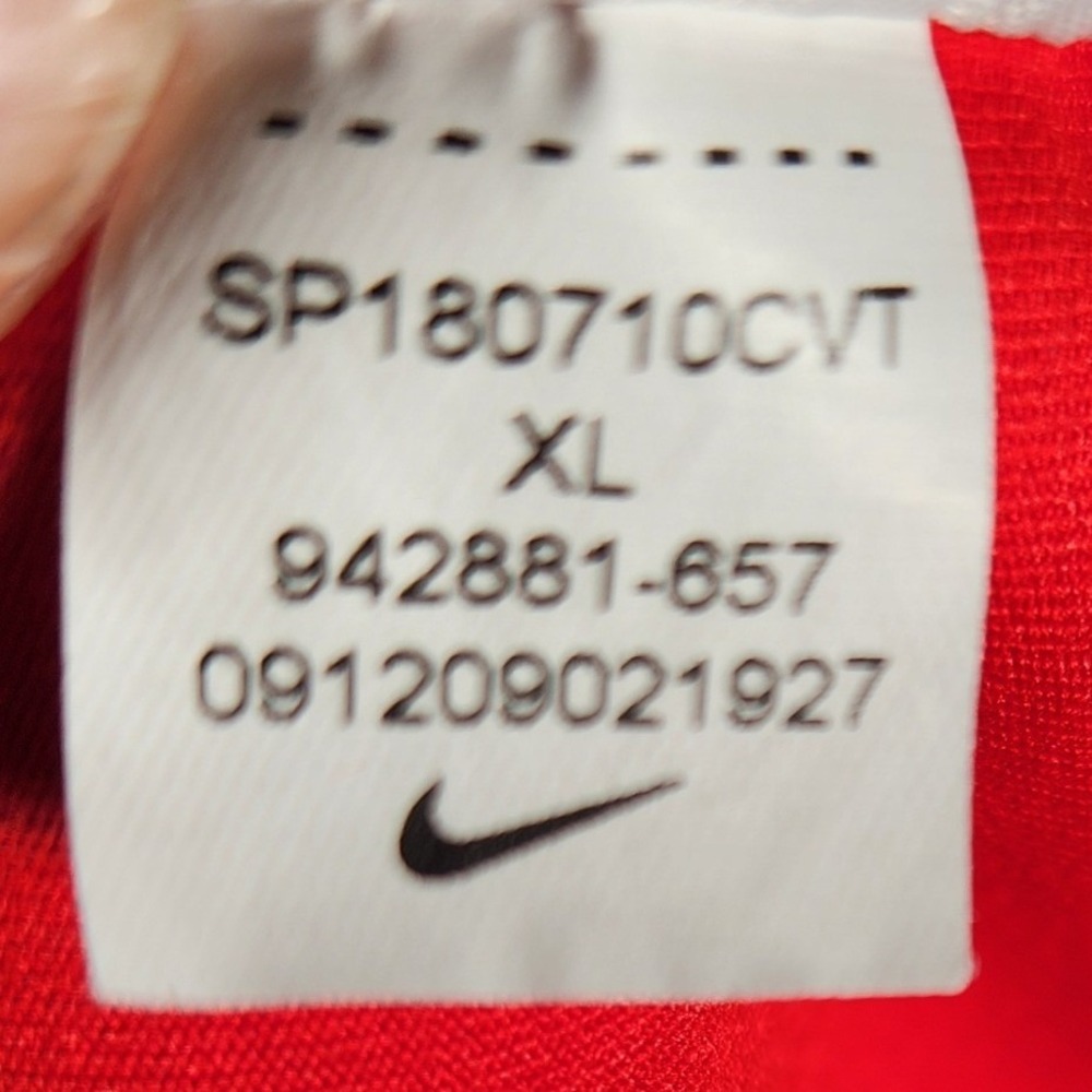 Nike Golf Polo Shirt Mens XL Red Excellent Texas Rangers MLB Dri-FIT 942881-657 - Picture 8 of 11